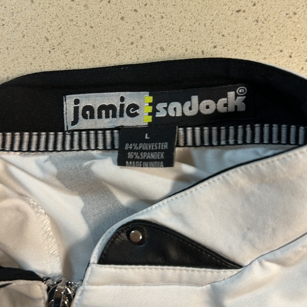 Jamie Sadock Shockwave Collection Short Sleeve Lightening Bolt Top - golf shirt - Picture 6 of 7
